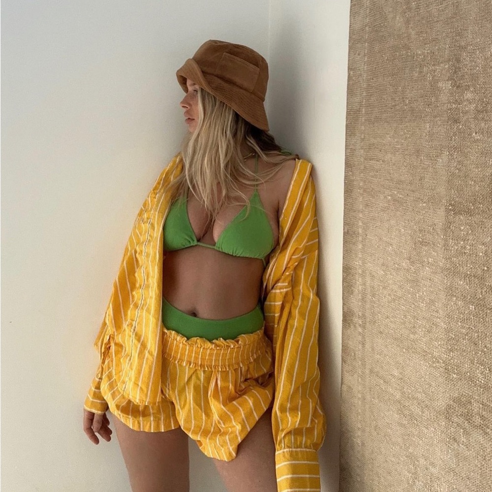 NWT Faithfull The Brand Yellow Set